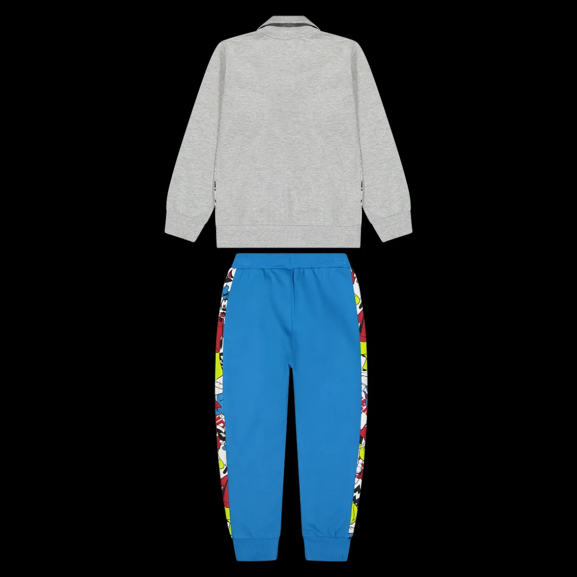Tuta con zip da bambino con stampa Disney