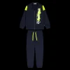 Tuta con zip e tasconi per bambino