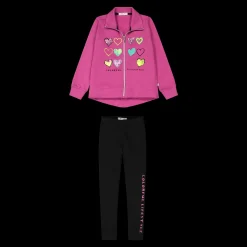 Tuta con zip per bambina