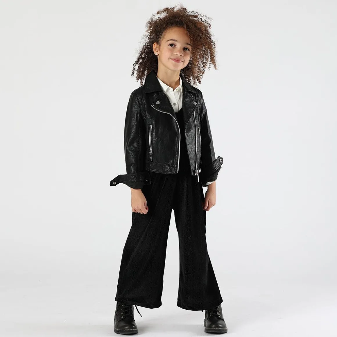 Tuta elegante ciniglia bambina