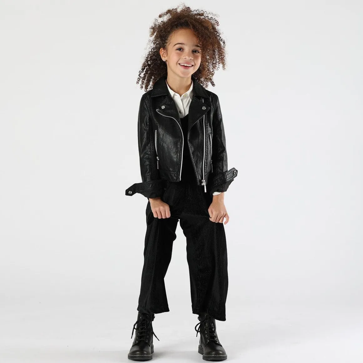 Tuta elegante ciniglia bambina