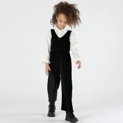 Tuta elegante ciniglia bambina