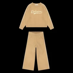 Tuta elegante in tricot per bambina