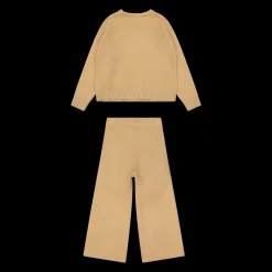 Tuta elegante in tricot per bambina
