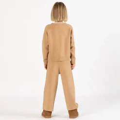 Tuta elegante in tricot per bambina