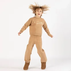 Tuta elegante in tricot per bambina