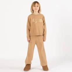 Tuta elegante in tricot per bambina