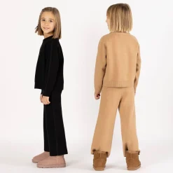 Tuta elegante in tricot per bambina