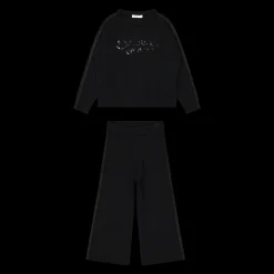 Tuta elegante in tricot per bambina