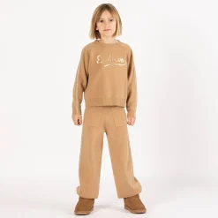 Tuta elegante in tricot per bambina