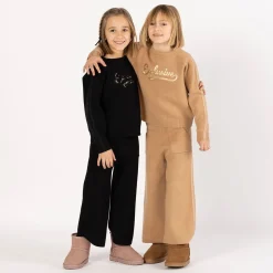 Tuta elegante in tricot per bambina