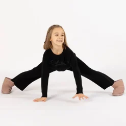 Tuta elegante in tricot per bambina