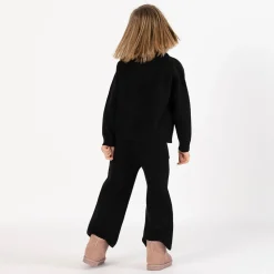 Tuta elegante in tricot per bambina