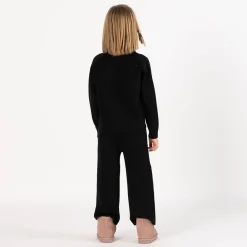 Tuta elegante in tricot per bambina