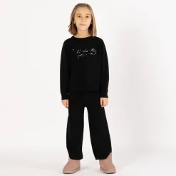 Tuta elegante in tricot per bambina