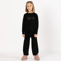 Tuta elegante in tricot per bambina