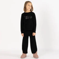 Tuta elegante in tricot per bambina
