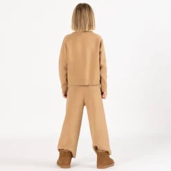 Tuta elegante in tricot per bambina