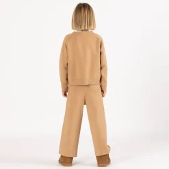 Tuta elegante in tricot per bambina