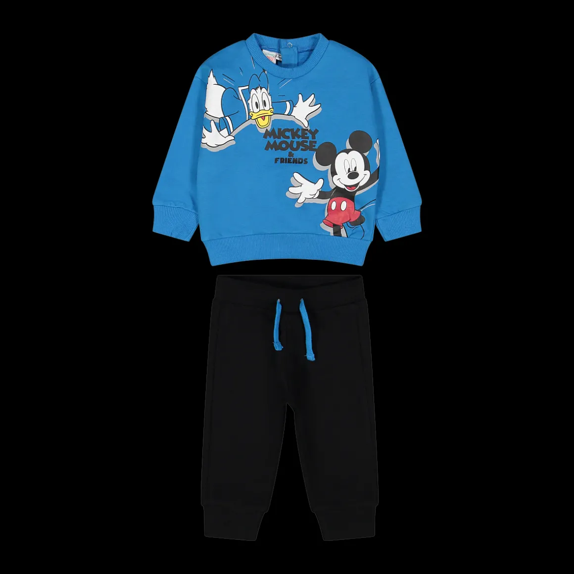 Tuta girocollo da bambino con stampa Disney