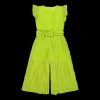 Tuta in chiffon con cintura
