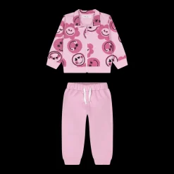 Tuta in felpa con zip per bambina