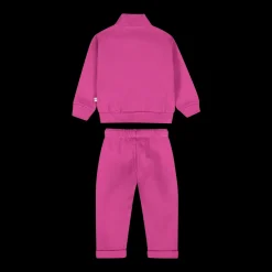 Tuta in felpa con zip per bambina