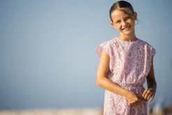 Tuta in pizzo per bambina