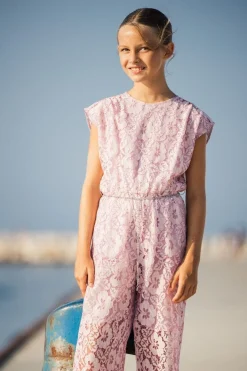 Tuta in pizzo per bambina