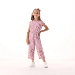 Tuta in pizzo per bambina