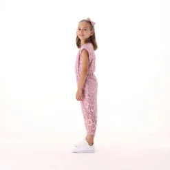 Tuta in pizzo per bambina