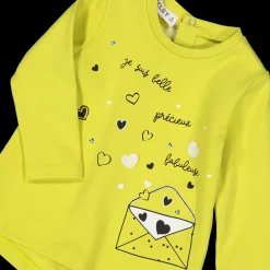 Tuta interlock con leggings stampato da bambina