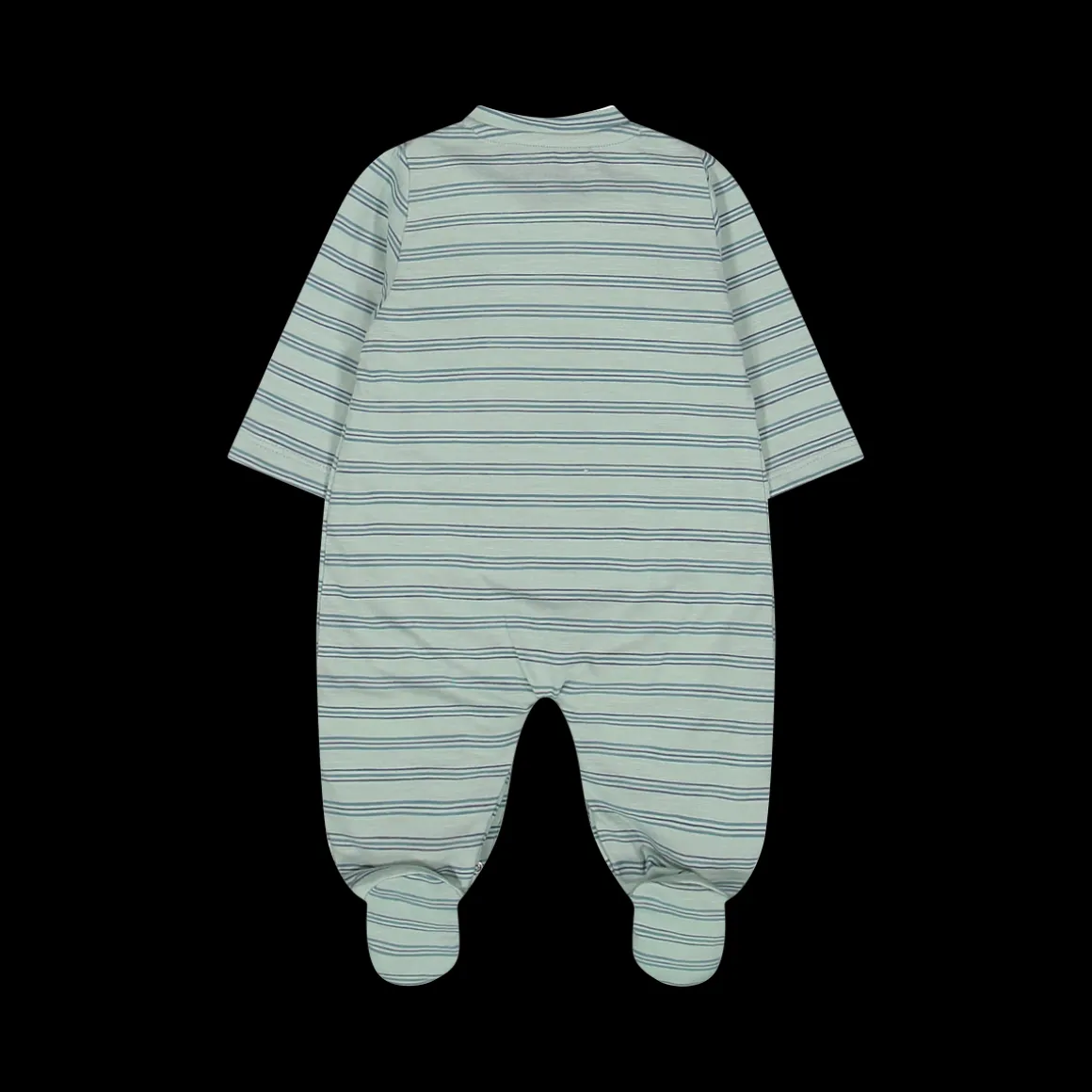 Tutina a righine cotone biologico da neonato