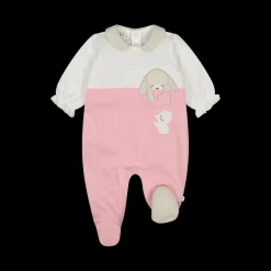 Tutina bicolore per neonata