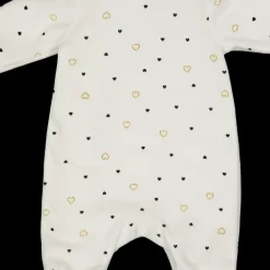 Tutina ciniglia con profumo ricamato neonata