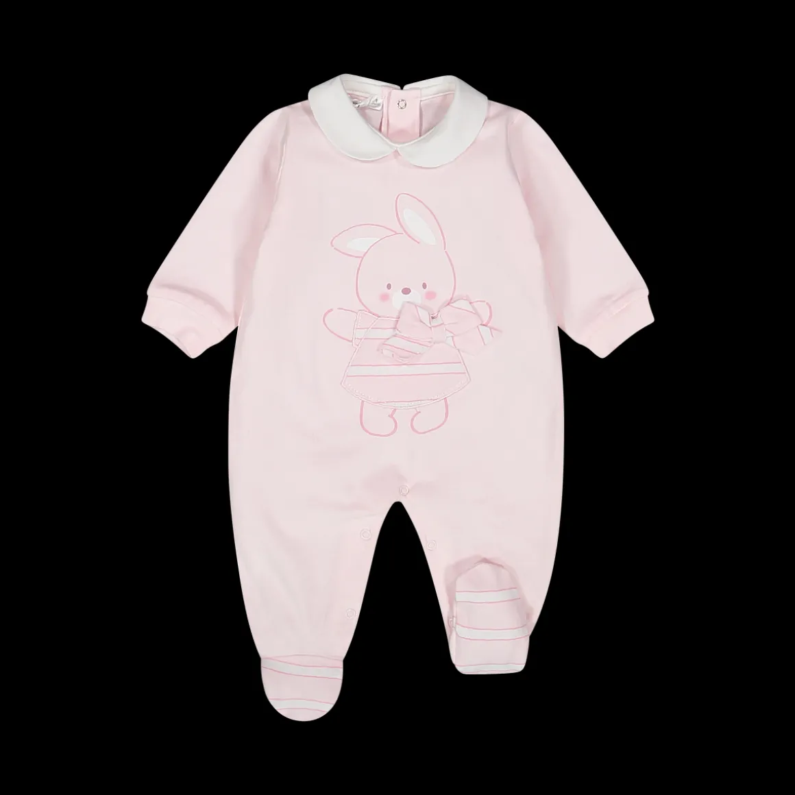 Tutina con coniglietto da neonata