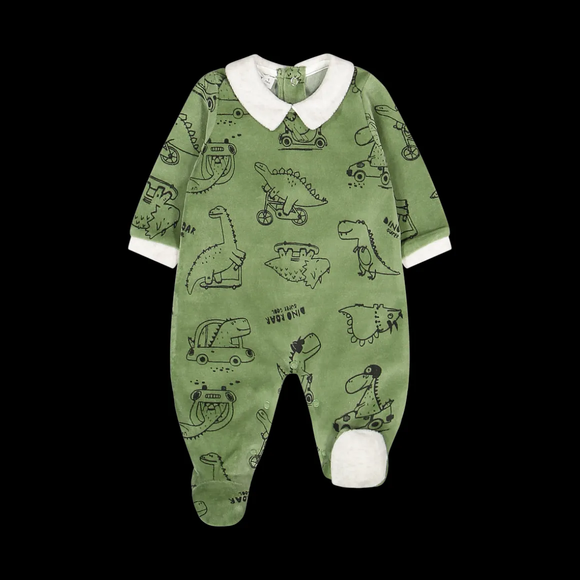 Tutina con disegno dinosauri neonato