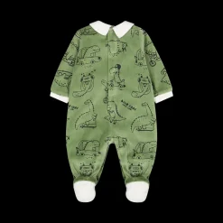 Tutina con disegno dinosauri neonato