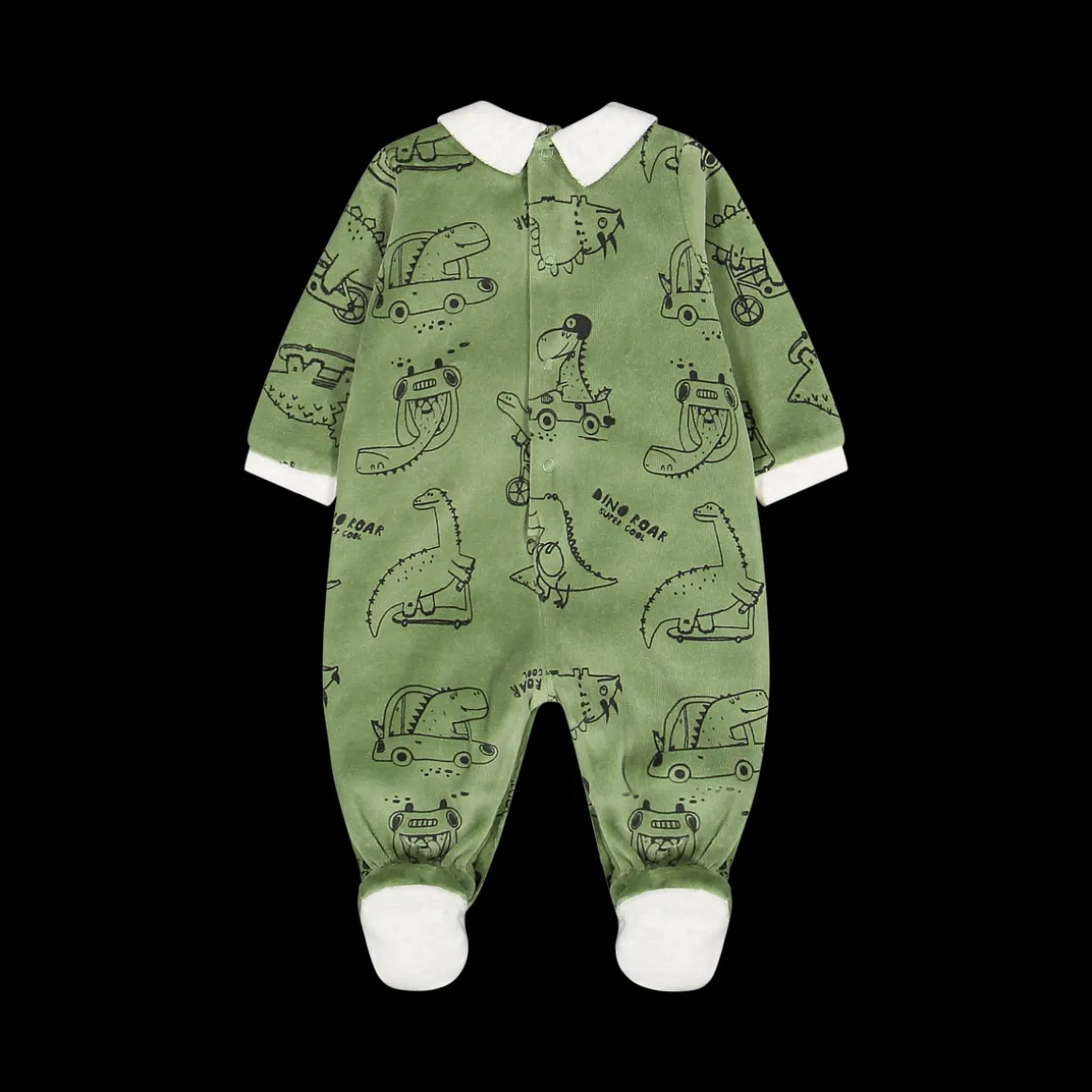 Tutina con disegno dinosauri neonato