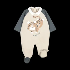 Tutina con manica raglan per neonato