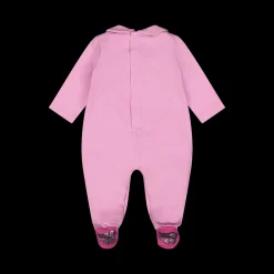 Tutina con piede colletto rotondo bebè bambina