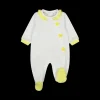 Tutina con piede girocollo neonata