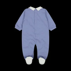 Tutina con piedini e colletto da neonato