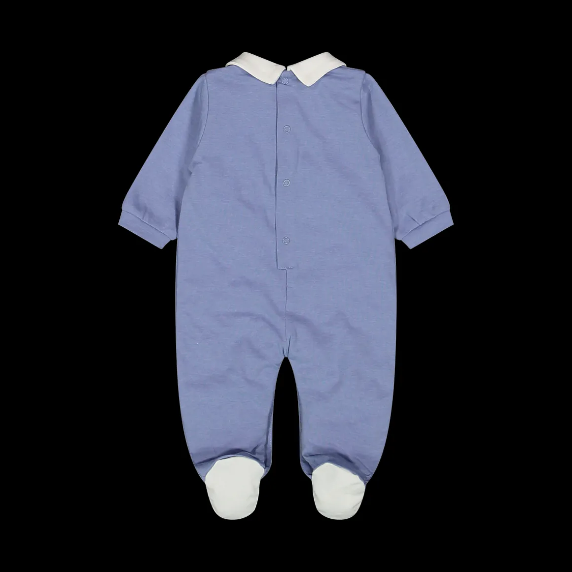 Tutina con piedini e colletto da neonato