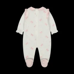 Tutina con stampa fiocchetti da neonata