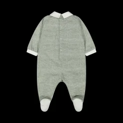 Tutina effetto tessuto da neonato