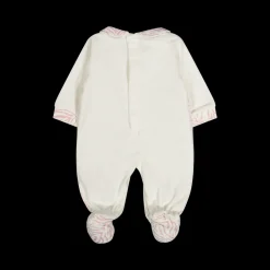 Tutina in ciniglia con cuori da neonata