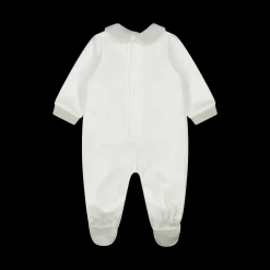 Tutina in ciniglia con dettagli lurex neonata