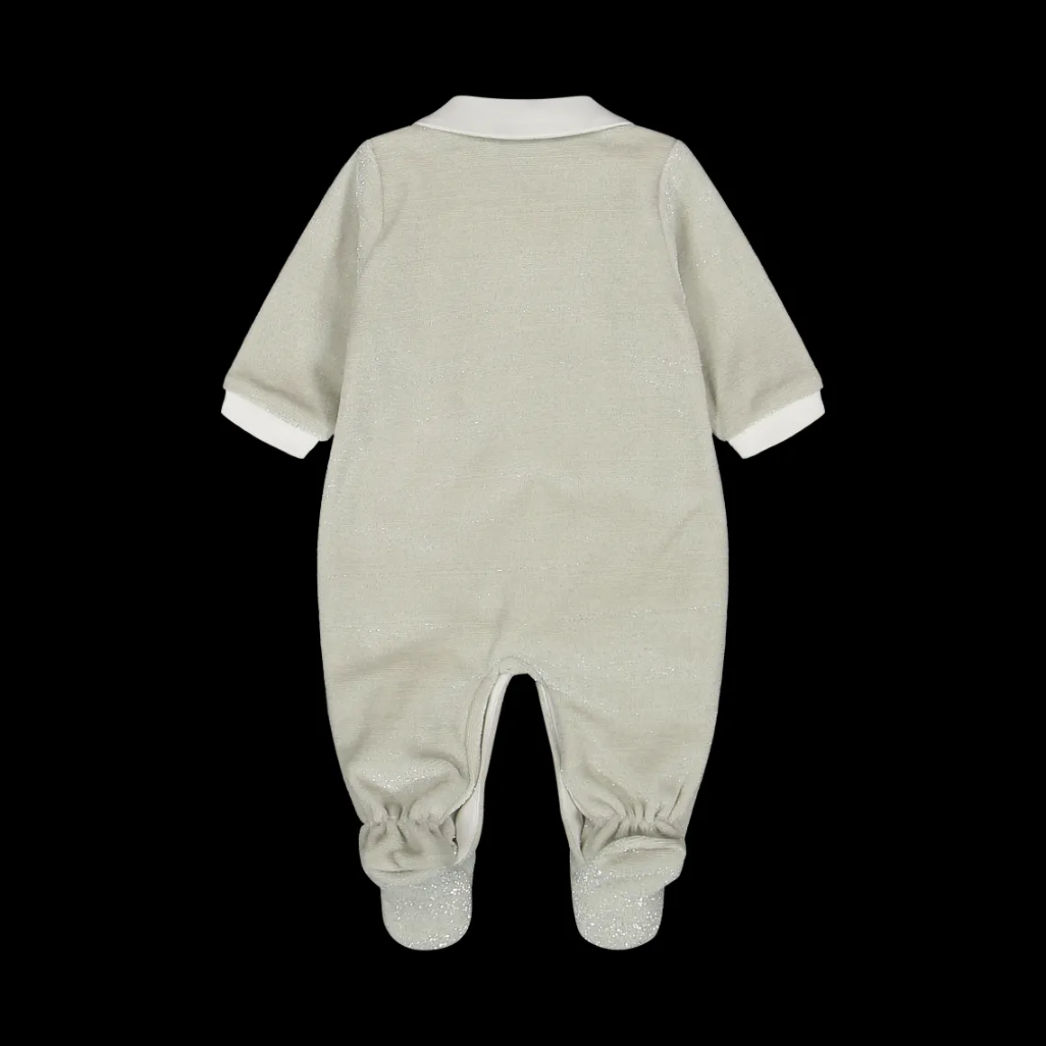 Tutina in ciniglia lurex neonata