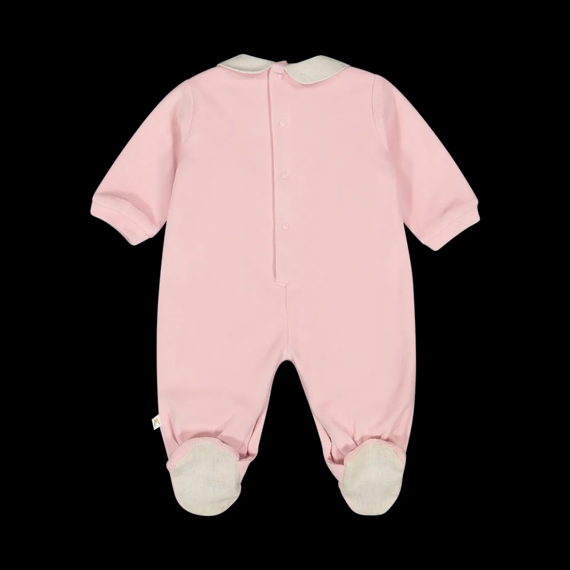 Tutina in ciniglia rosa per neonata